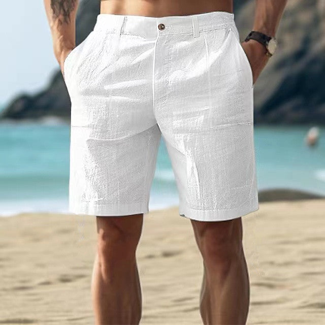 Men's Shorts – Relaxed Fit – Breathable Blend – Knee Length – Functional Pockets