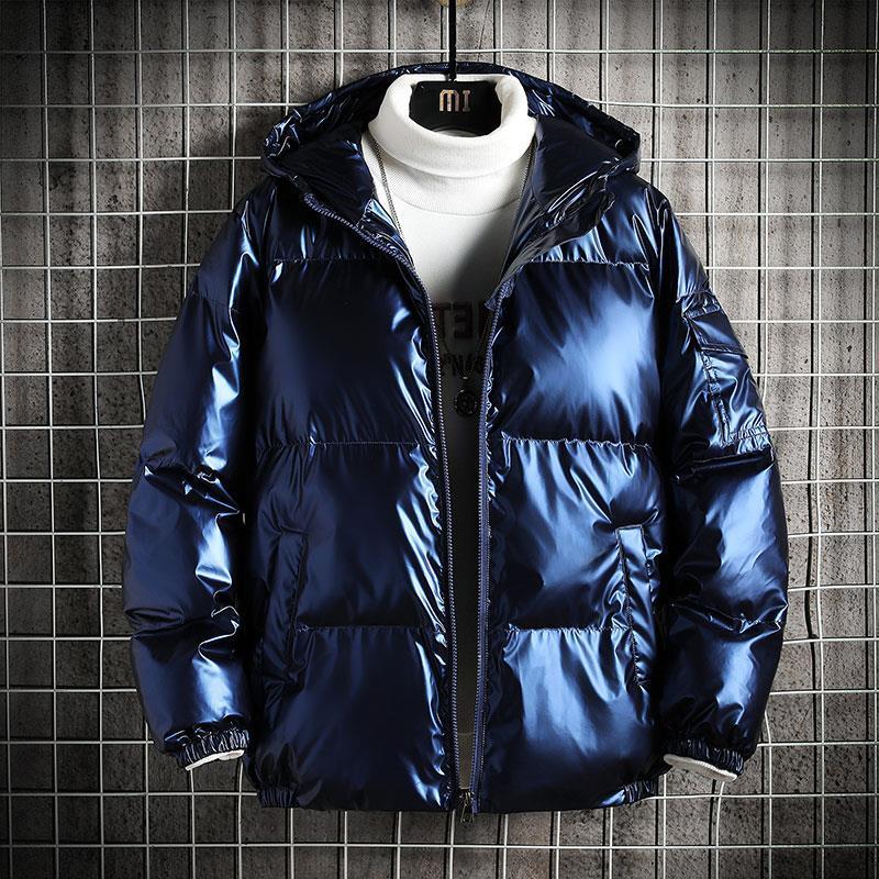 Men’s Puffer Coat - Woven - Oversized Fit - Hooded - Quilted - Water-Resistant