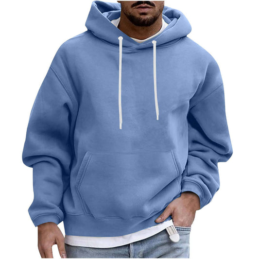 Men's Hoodie - Soft Cotton - Classic Fit - Adjustable Hood - Kangaroo Pocket