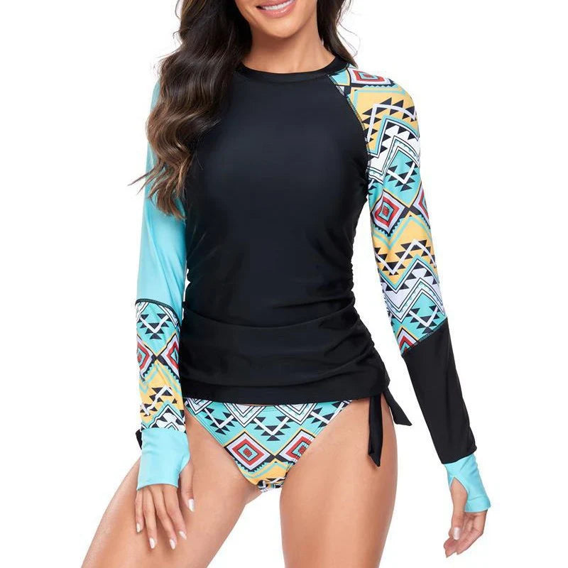 Women's Surf Suit – Long-Sleeved – Quick-Drying Stretch – Slim Fit – UV Protection