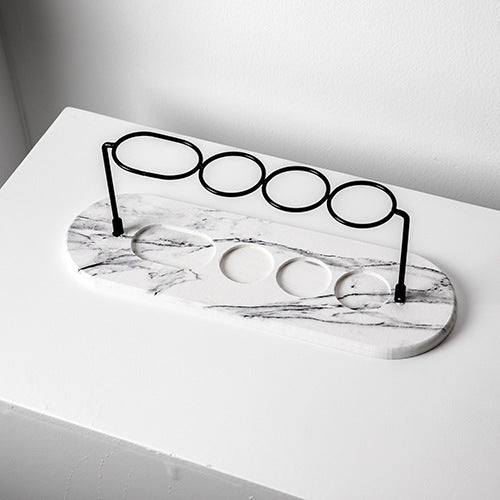 Minimalist Marble Base Toothbrush Holder