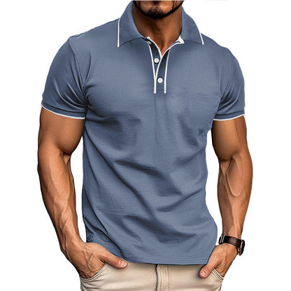 Men's Polo Shirt – Athletic Fit – Breathable Cotton Blend – Short Sleeve