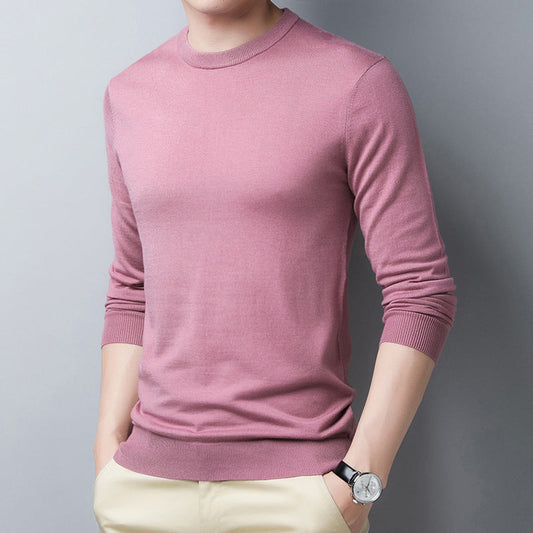 Men's Long Sleeve T-shirt – Slim Fit – Soft and Breathable – Round Neck