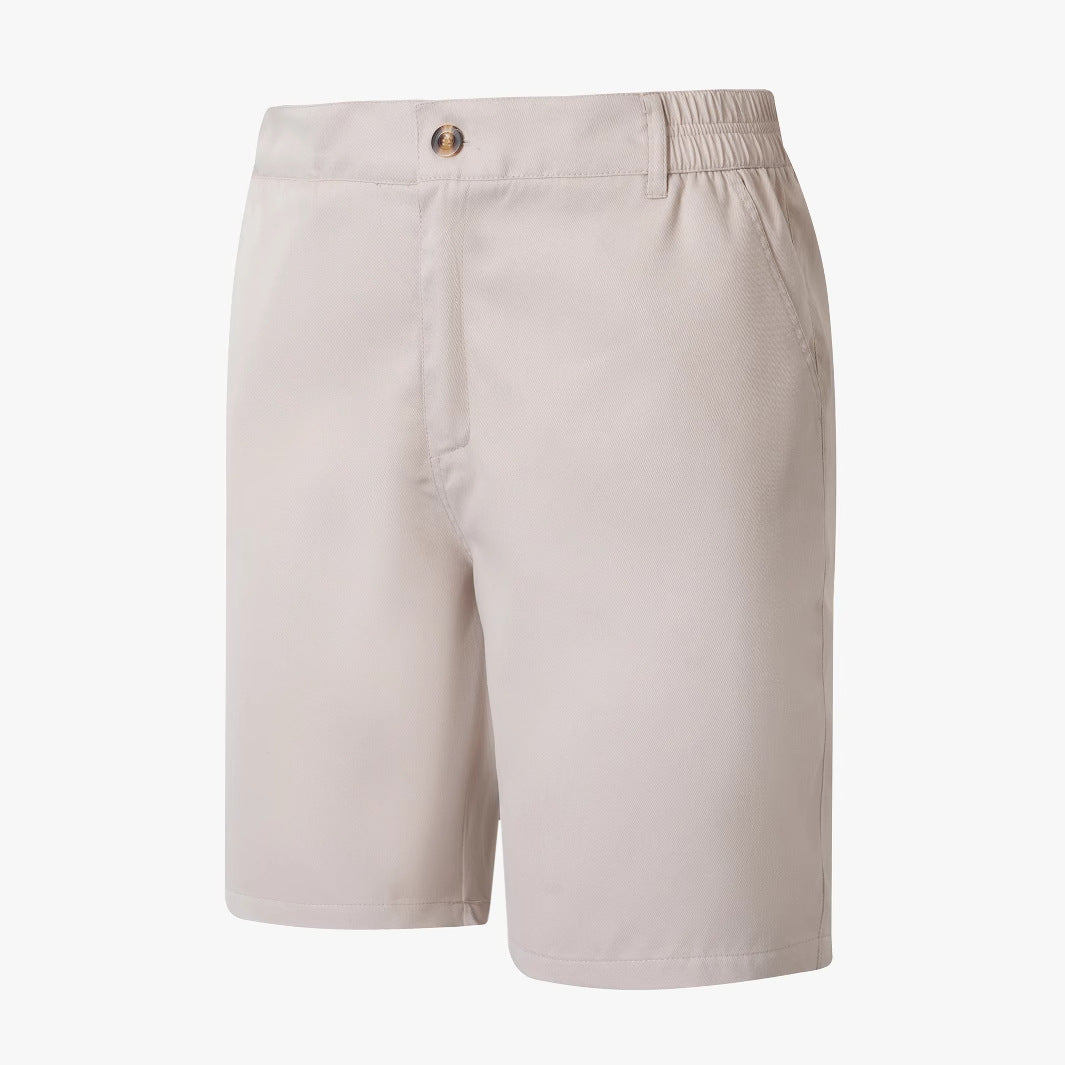 Men's Shorts – Relaxed Fit – Breathable Material – Mid-Length – Zipper Closure