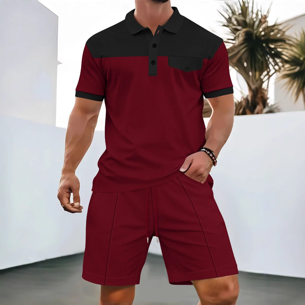Men's polo shirt – Regular fit – Soft and breathable cotton – Short-sleeved with chest pocket