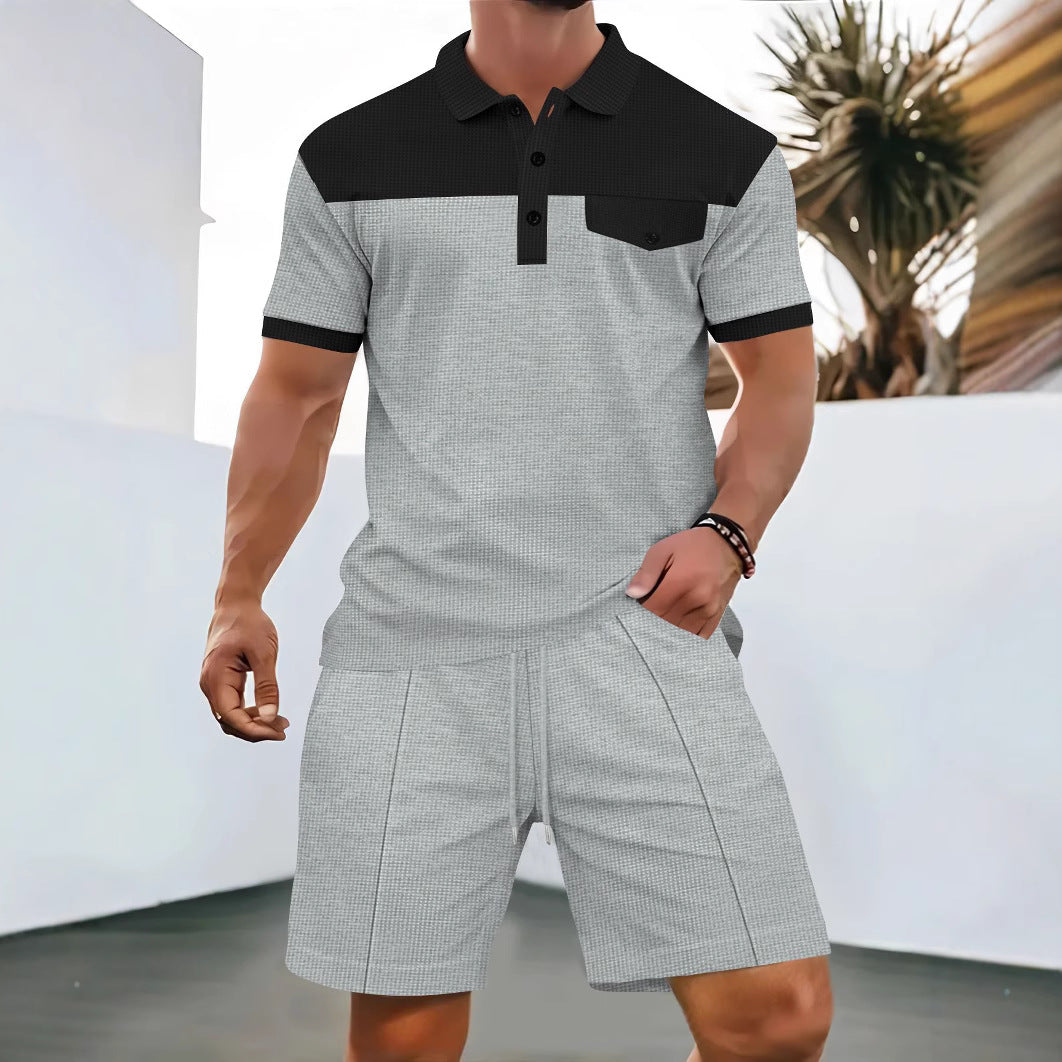 Men's polo shirt – Regular fit – Soft and breathable cotton – Short-sleeved with chest pocket