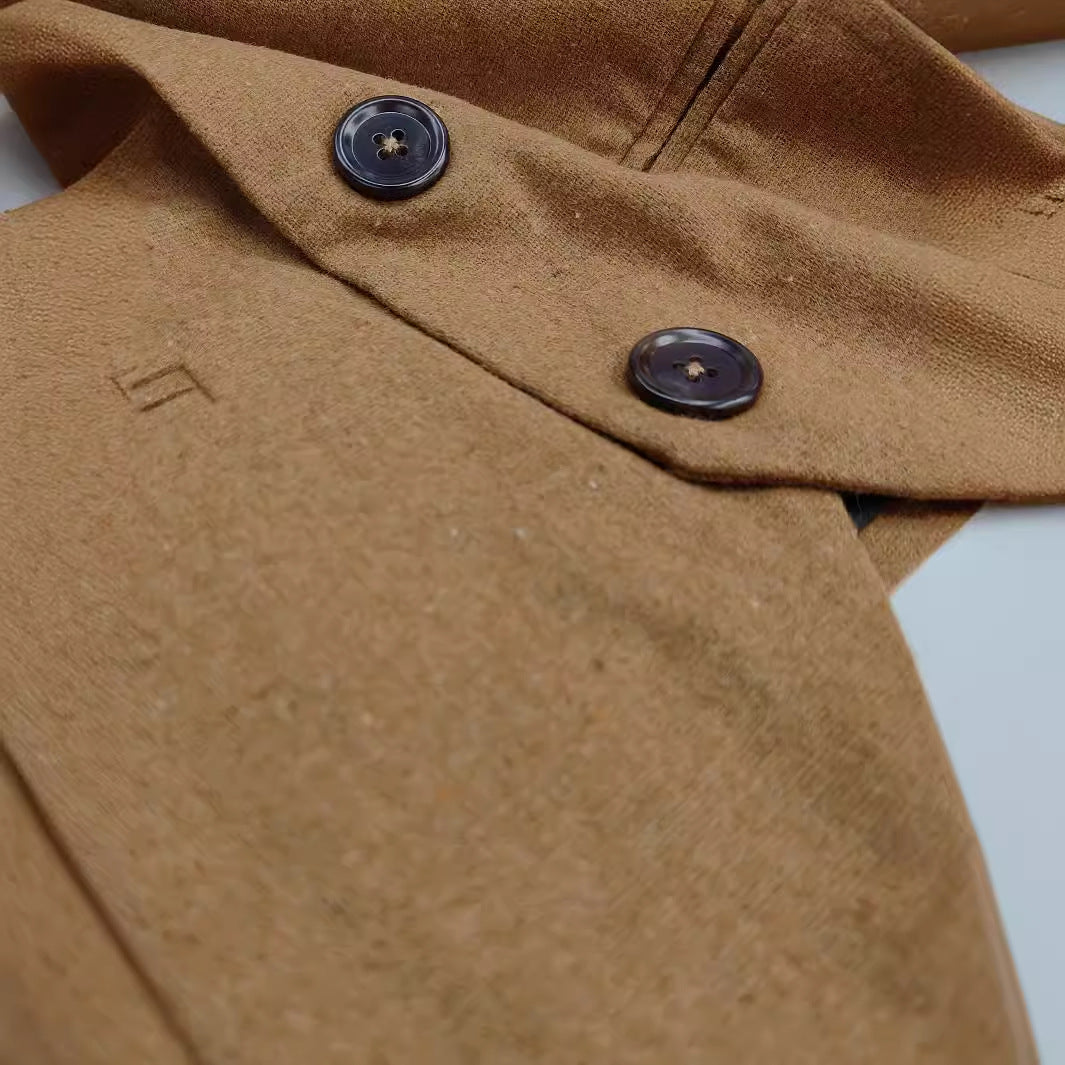 Men's Vest – Slim Fit – Notch Lapel – Button Closure – Modern Business Casual