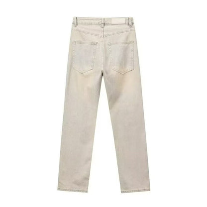 Herre Jeans – Slim Fit – Rette Ben – Distressed Denim – Streetwear Style