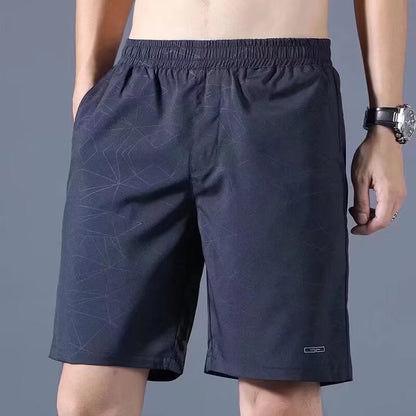 Men's Shorts – Relaxed Fit – Breathable Lightweight Material – Elastic Waist