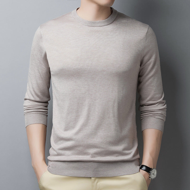 Men's Long Sleeve T-shirt – Slim Fit – Soft and Breathable – Round Neck