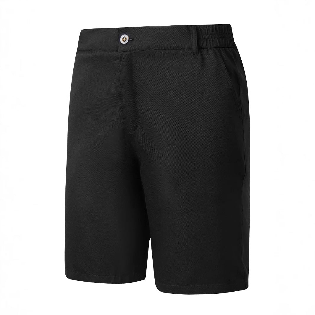 Men's Shorts – Relaxed Fit – Breathable Material – Mid-Length – Zipper Closure