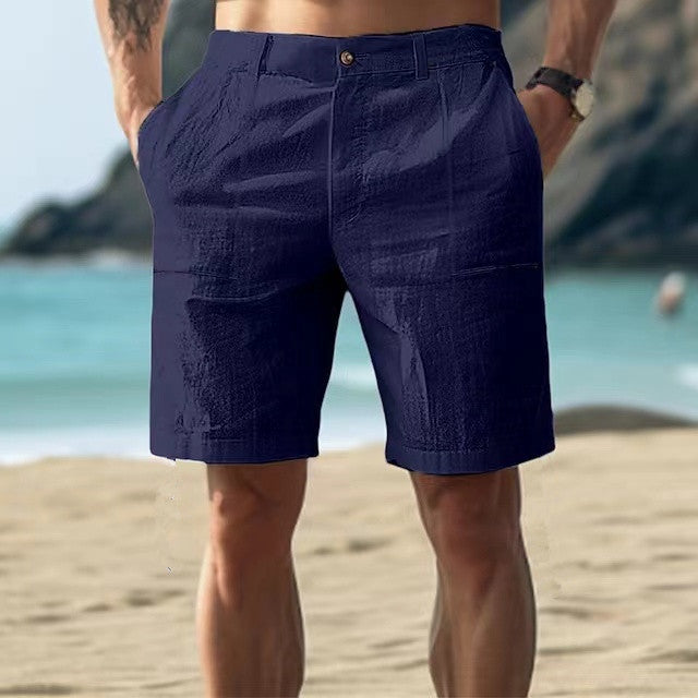 Men's Shorts – Relaxed Fit – Breathable Blend – Knee Length – Functional Pockets