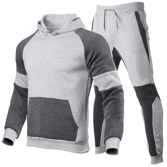 Men`s jogging set – relaxed fit – breathable cotton blend – sporty design