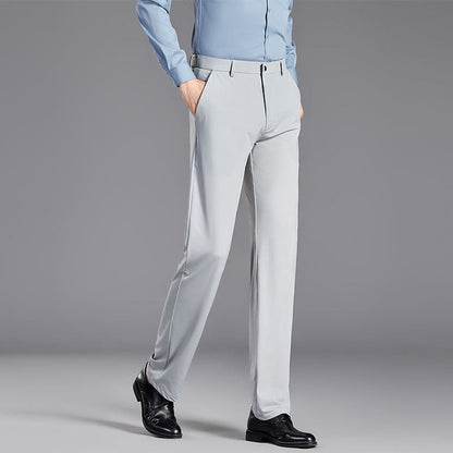 Men's Trousers – Slim Fit – Smooth Finish – Non-Iron – Straight Leg – Formal Look