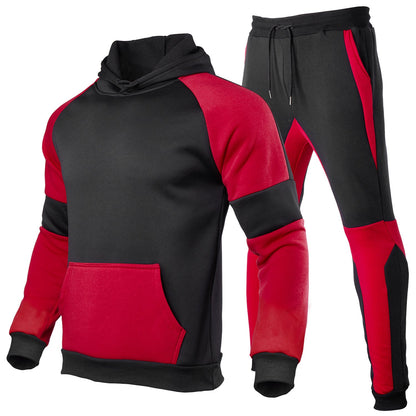 Men`s jogging set – relaxed fit – breathable cotton blend – sporty design