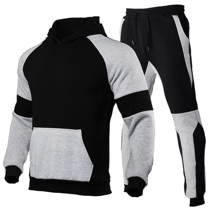 Men`s jogging set – relaxed fit – breathable cotton blend – sporty design