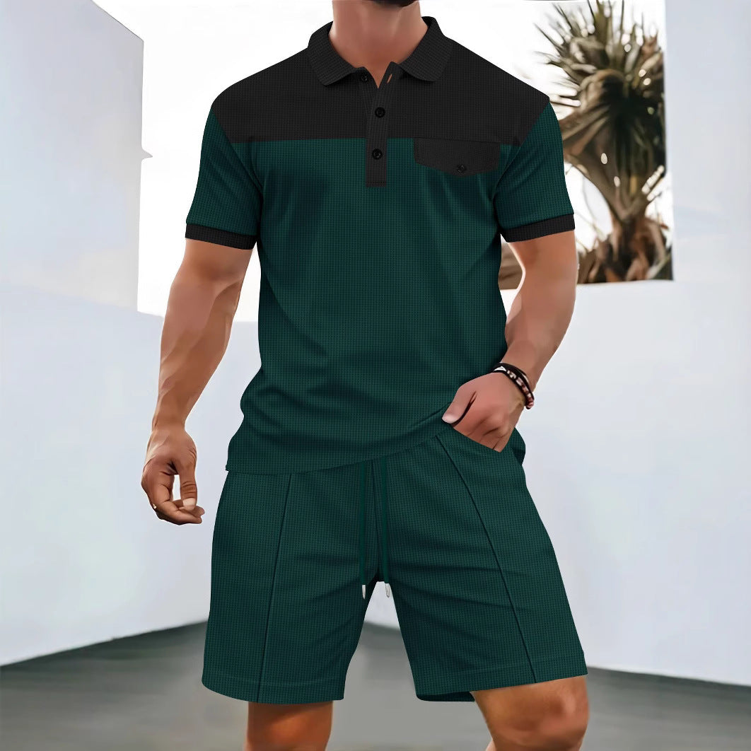 Men's polo shirt – Regular fit – Soft and breathable cotton – Short-sleeved with chest pocket