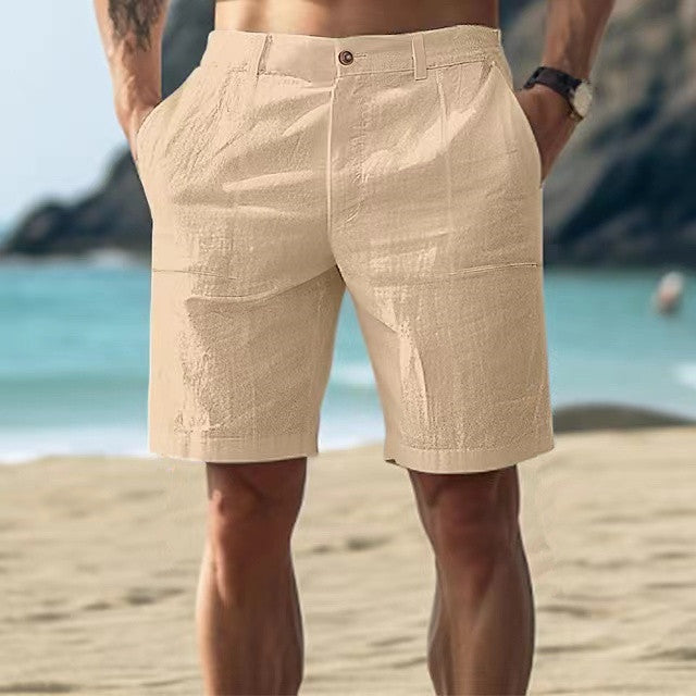 Men's Shorts – Relaxed Fit – Breathable Blend – Knee Length – Functional Pockets