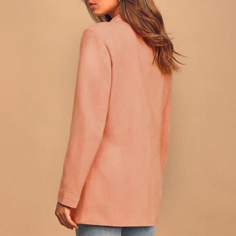 Olivia - Designer oversized blazer med knapper