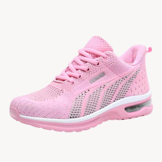 Women's Sneakers – Breathable Mesh – Shock-Absorbing Sole – Comfortable and Non-Slip
