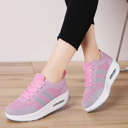 Dame Sneakers - Åndbart Mesh - Stødabsorberende Sål - Komfortabel Pasform