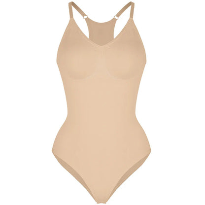 Women's Bodysuit – Seamless and Shaping – Racerback – Tummy Control Base Layer