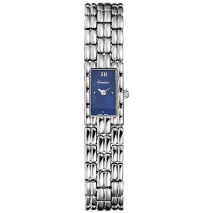Isla Rectangle Watch | Link Bracelet Roman Numeral Detail Watch