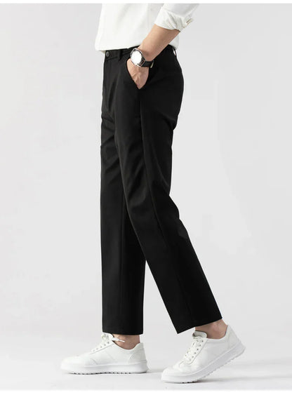 Men's Trousers – Slim Fit – Light and Breathable Material – Business Casual Look