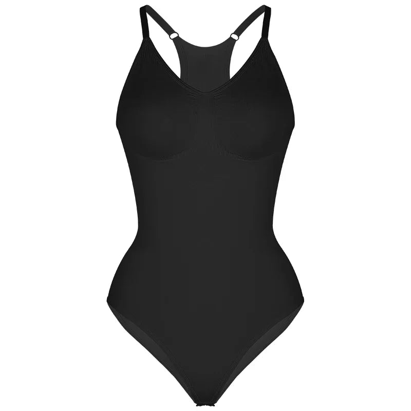 Women's Bodysuit – Seamless and Shaping – Racerback – Tummy Control Base Layer