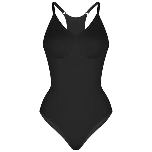 Women's Bodysuit – Seamless and Shaping – Racerback – Tummy Control Base Layer