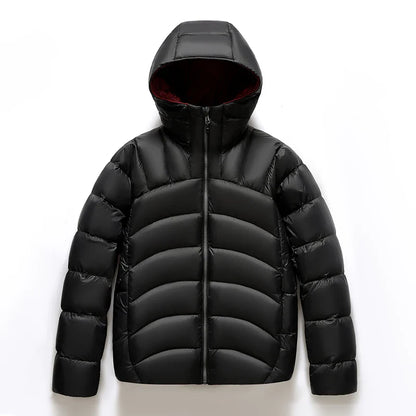Oscar Hooded Quilted Puffer Jacket | Relaxed Fit High Neck Jacket