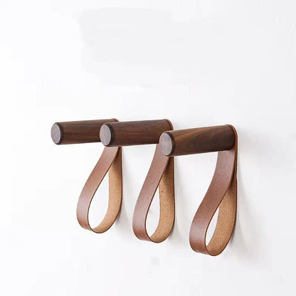 Minimalist Leather Loop Wall Hook
