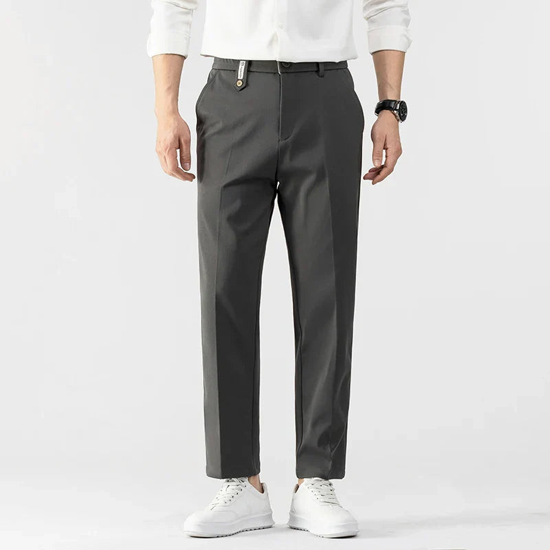 Men's Trousers – Slim Fit – Light and Breathable Material – Business Casual Look