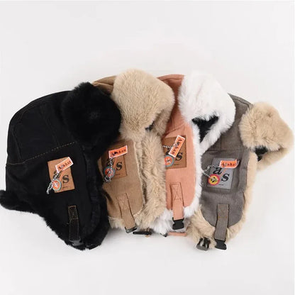 Leo Fleece Structured Fit Trapper Hat | Fur Trim Ear Flaps Trapper Hat