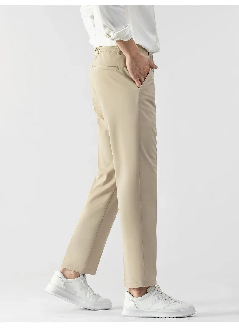 Men's Trousers – Slim Fit – Light and Breathable Material – Business Casual Look