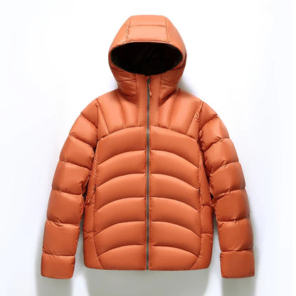 Oscar Hooded Quilted Puffer Jacket | Relaxed Fit High Neck Jacket