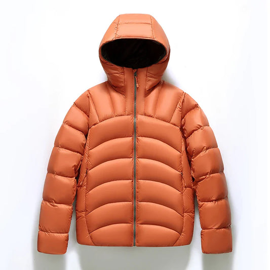 Oscar Hooded Quilted Puffer Jacket | Relaxed Fit High Neck Jacket