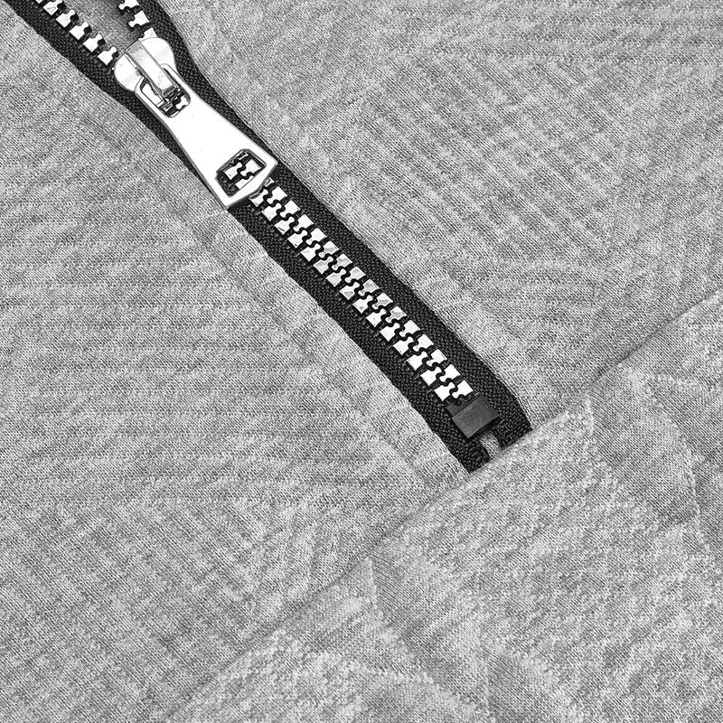 Freddie Patterned Cable Knit Quarter-Zip Knit Sweater | Ribbed Cuffs Hip-Length Sweater