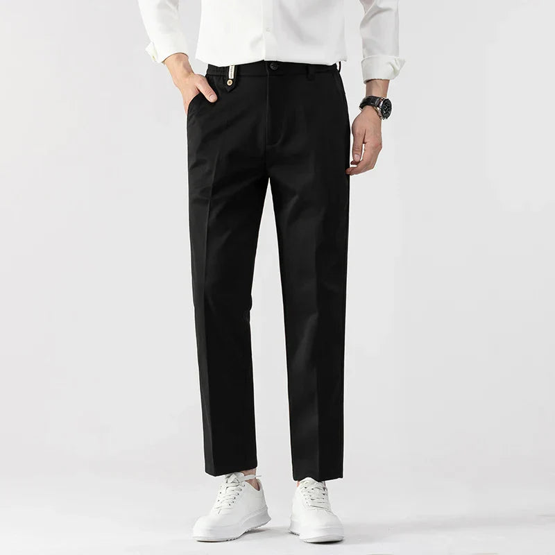 Men's Trousers – Slim Fit – Light and Breathable Material – Business Casual Look