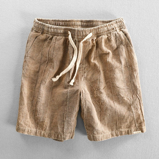 Men's Shorts – Relaxed Fit – Breathable Material – Elastic Waist with Drawstring