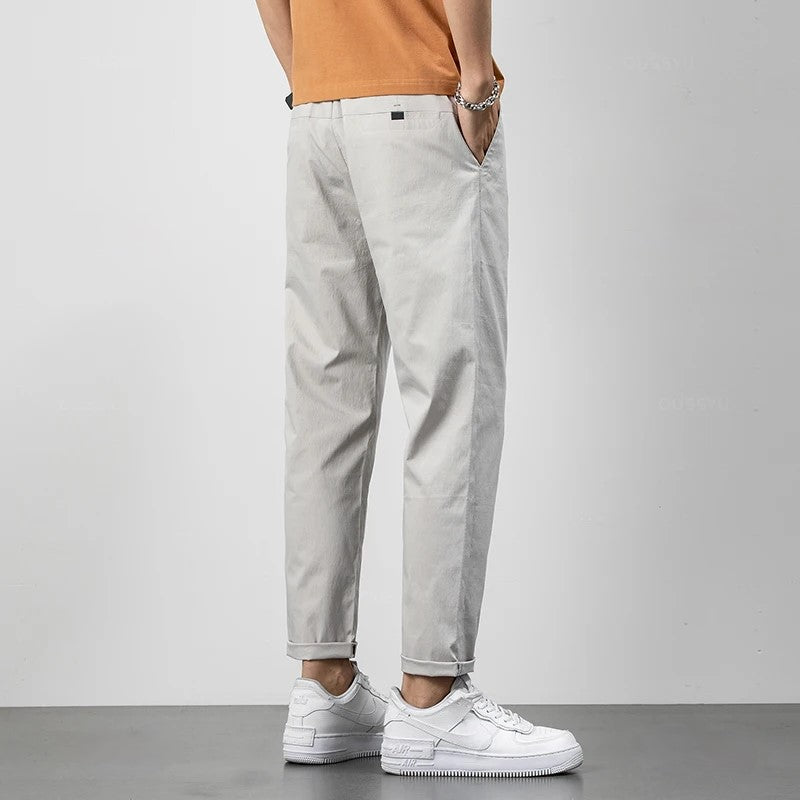 Men's Chino Pants – Relaxed Fit – Lightweight Cotton – Full Length – Everyday Use