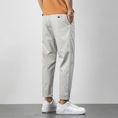 Men's Chino Pants – Relaxed Fit – Lightweight Cotton – Full Length – Everyday Use