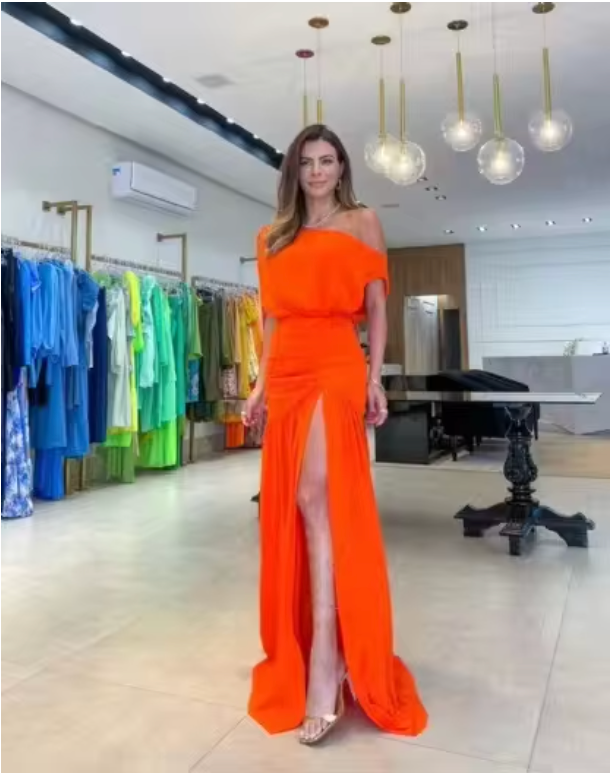 Women's Dress – Halterneck – Floral Print – Asymmetric Wrap Design – Light and Elegant