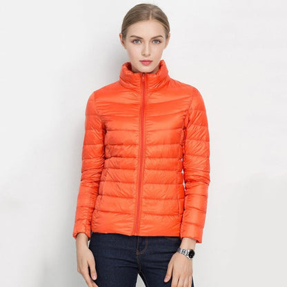 Women's Down Jacket – Slim Fit – Quilted Design – Light and Warm – Urban Style