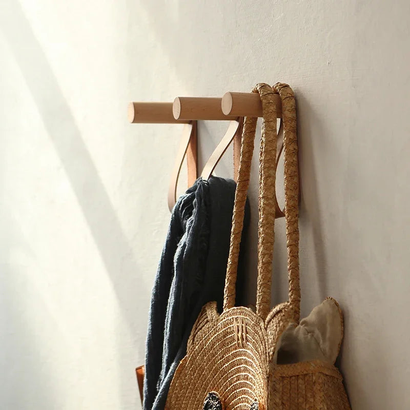 Minimalist Leather Loop Wall Hook