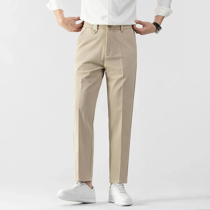 Men's Trousers – Slim Fit – Light and Breathable Material – Business Casual Look