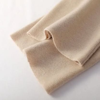 Giulia Relaxed Fit Knitted Pants | Drawstring Waist Ribbed Waistband Pants