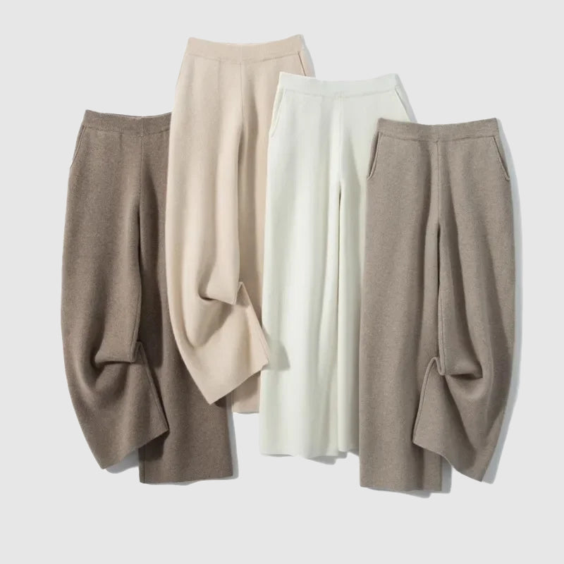 Sienna Relaxed Fit Wide Leg Pants | Pockets Wide Leg Pants