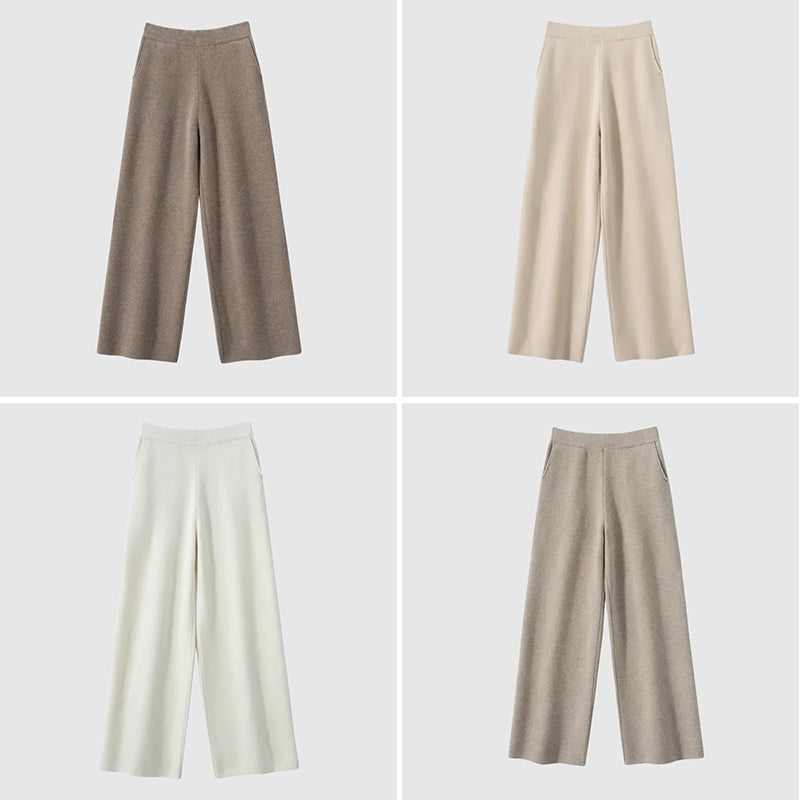 Sienna Relaxed Fit Wide Leg Pants | Pockets Wide Leg Pants