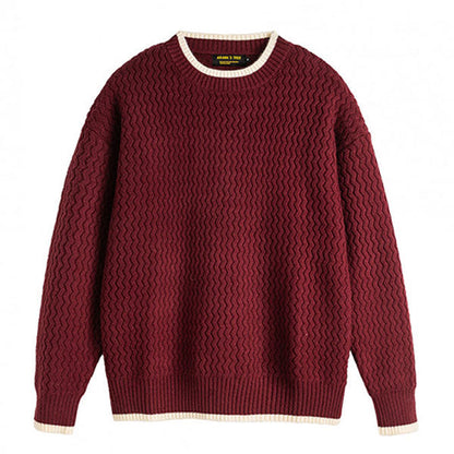 Oliver Relaxed Fit Sweater | Crewneck Long Sleeve Sweater